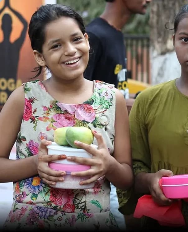 Children supported through The Yoga Institute initiatives